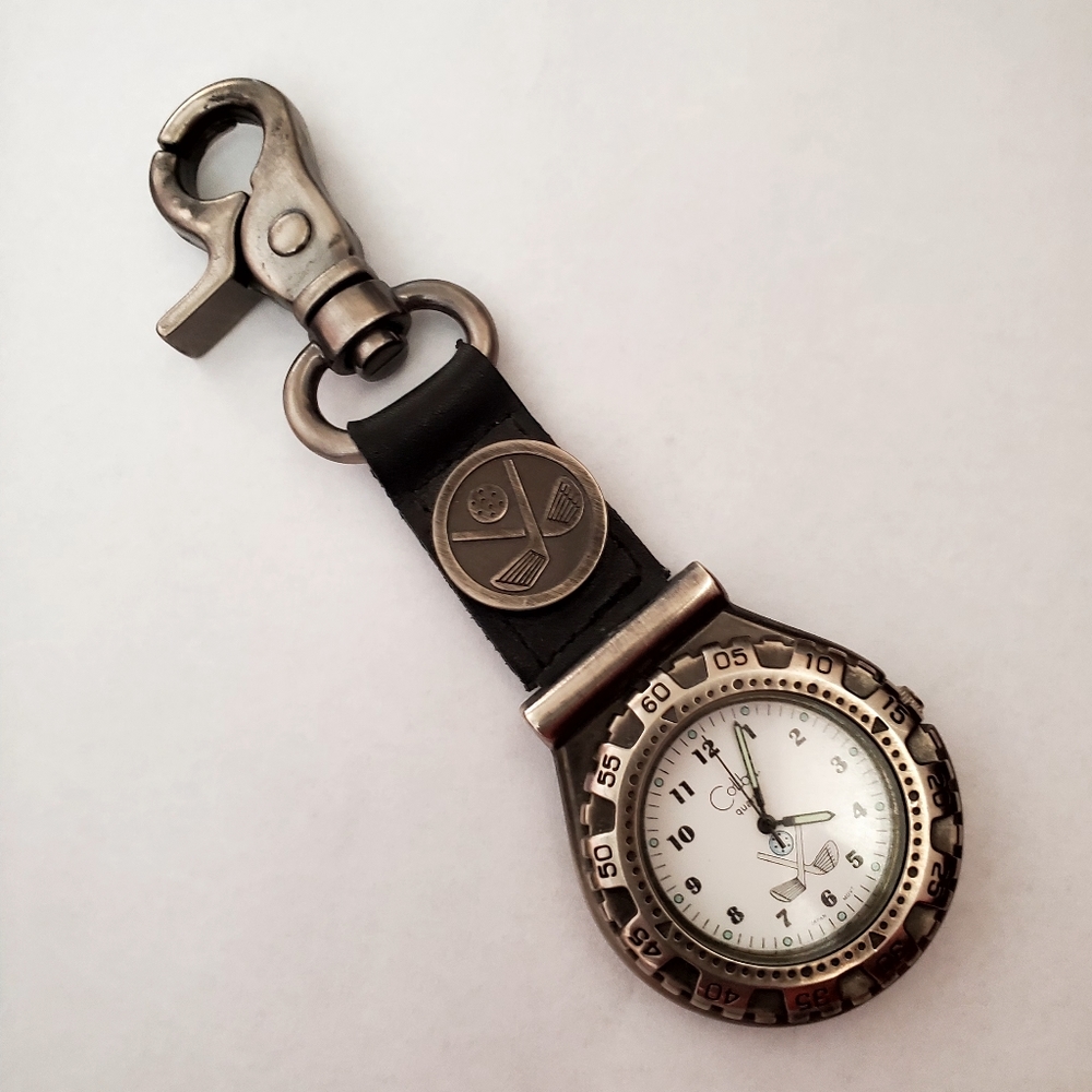 Colibri Golf Pocket Watch Vintage Quartz Gem